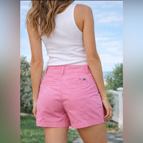 Vineyard Vines Pink Chino Shorts Size 2 | 5” Inseam | Classic Preppy - Picture 2 of 8